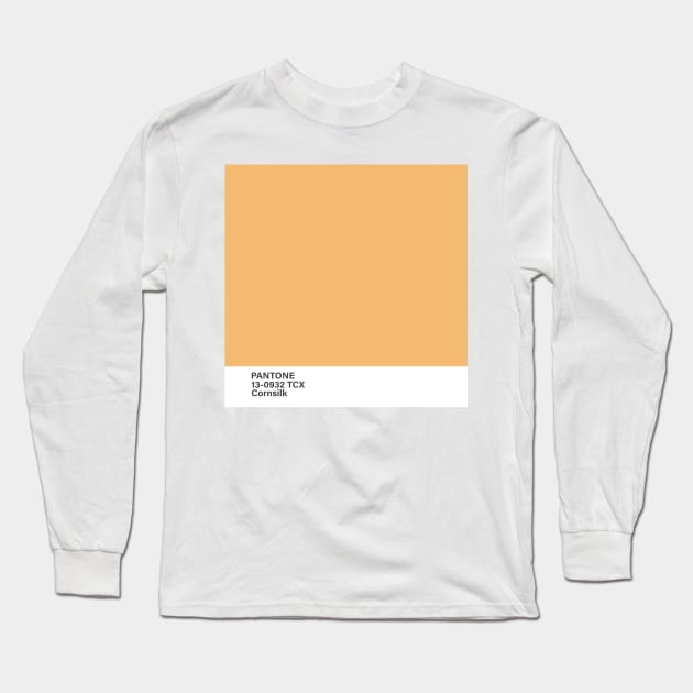 pantone 13-0932 TCX Cornsilk Long Sleeve T-Shirt by princessmi-com